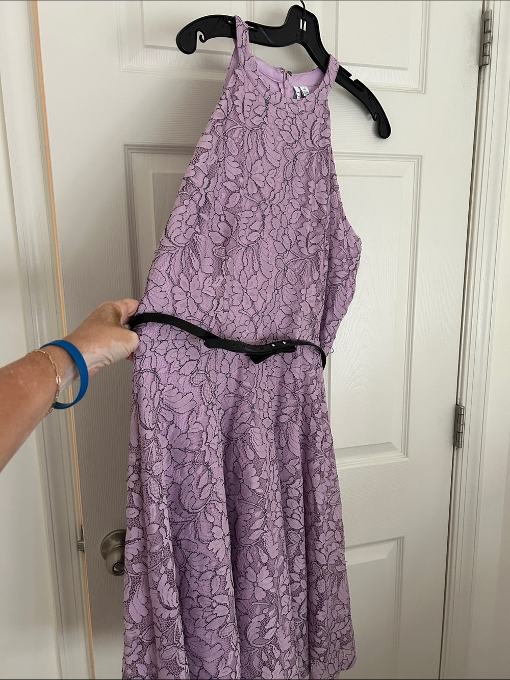 Lovely lavender halter dress!